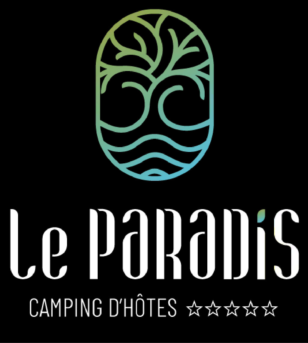 logo-camping-le-paradis-dordogne fond noir