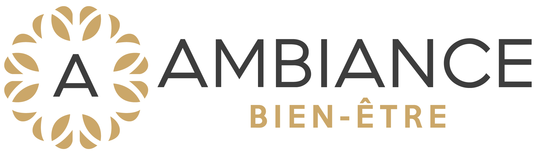 logo ambiance bien etre - marron et dorée - Horizontal épais-01