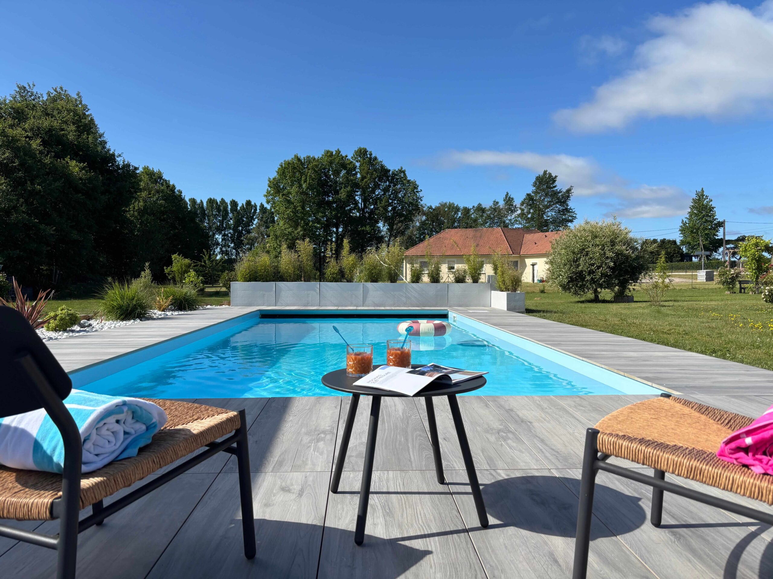 Design et esthetisme piscine ambiance